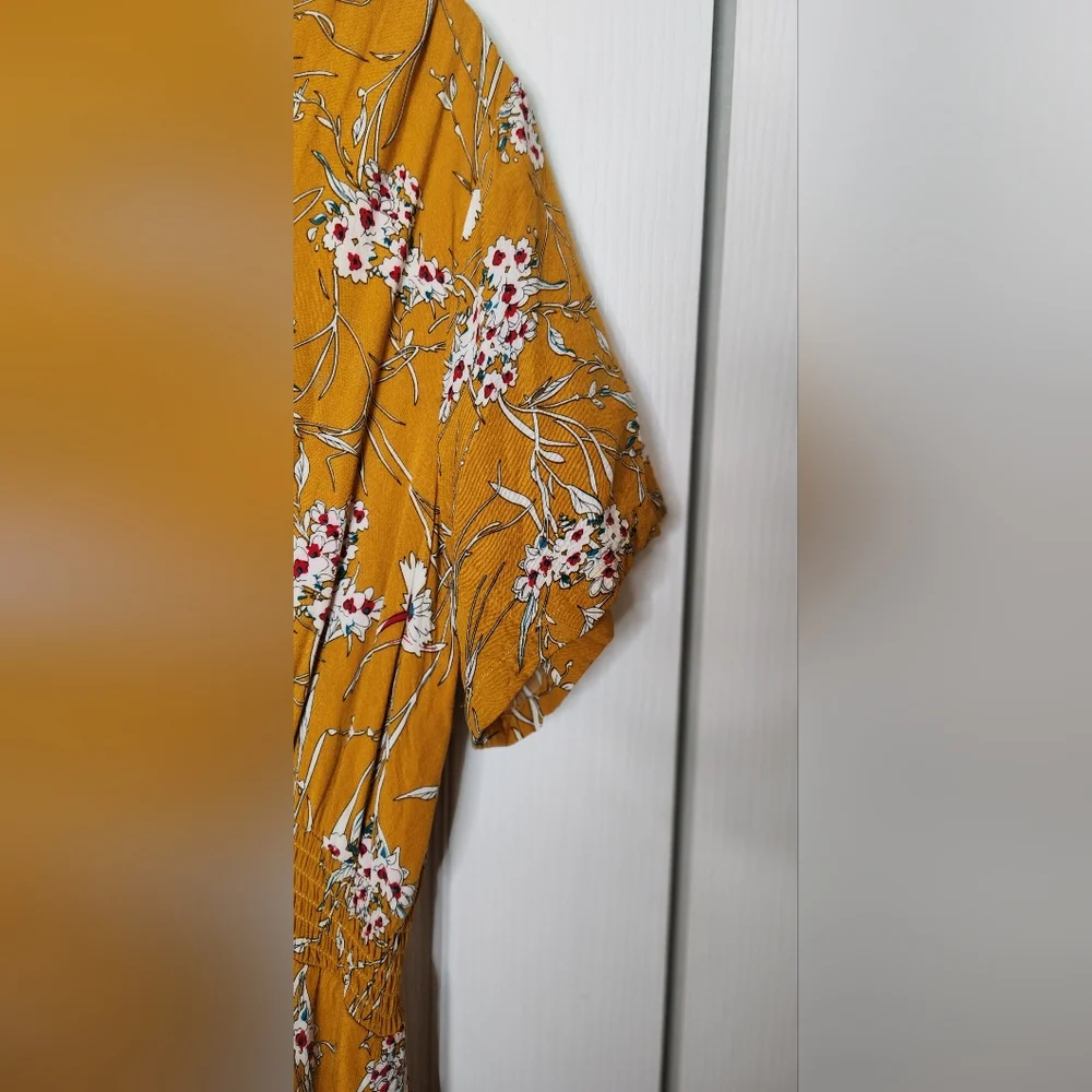 XL Floral Midi Dress - fall autumn Boho Vibes! 🌼 - Picture 4 of 7